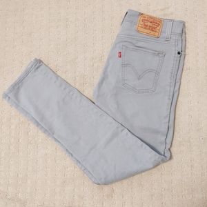 LEVI'S 510 SKINNY JEANS LIGHT GRAY